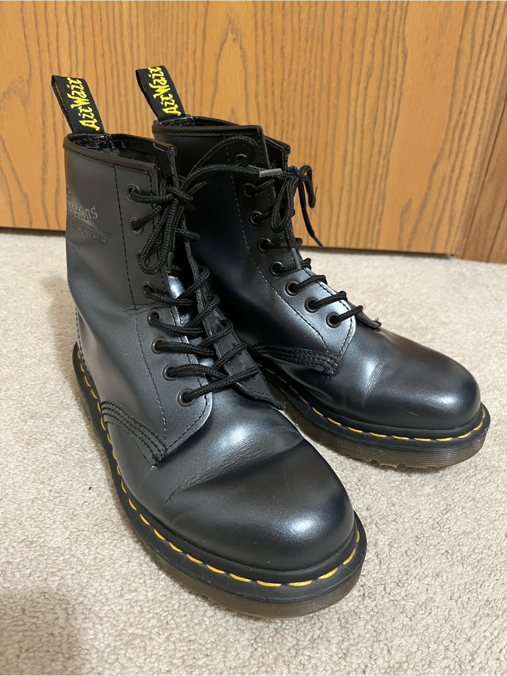 Dr. Martens 1460 Made in England Boots Women’s 5 Black  MIE Excellent Condition